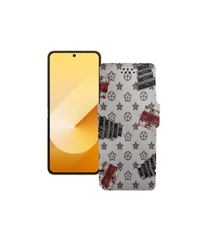 Чохол-книжка з екошкіри для телефону Samsung Galaxy Z Flip 6 (SM-F741)
