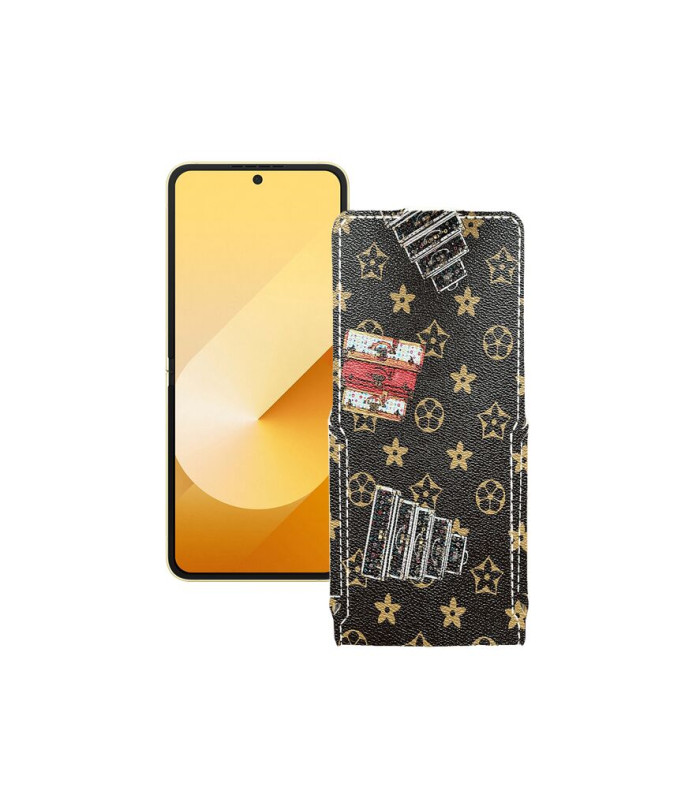 Чохол-флип з екошкіри для телефону Samsung Galaxy Z Flip 6 (SM-F741)