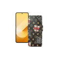 Чохол-книжка з екошкіри для телефону Samsung Galaxy Z Flip 6 (SM-F741)