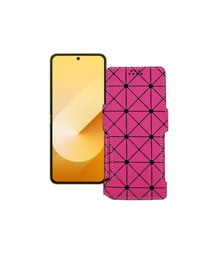 Чохол-книжка з екошкіри для телефону Samsung Galaxy Z Flip 6 (SM-F741)
