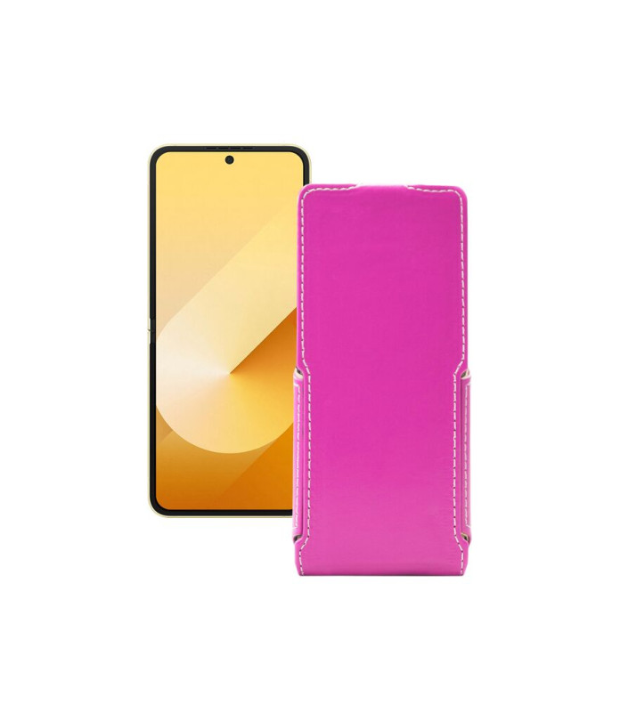 Чохол-флип з екошкіри для телефону Samsung Galaxy Z Flip 6 (SM-F741)