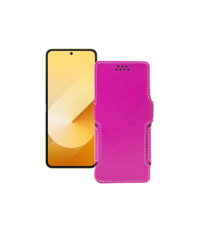 Чохол-книжка з екошкіри для телефону Samsung Galaxy Z Flip 6 (SM-F741)