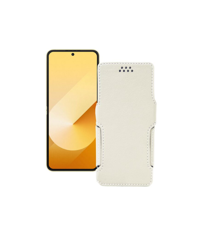 Чохол-книжка з екошкіри для телефону Samsung Galaxy Z Flip 6 (SM-F741)