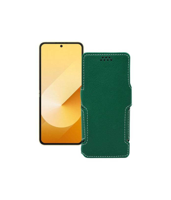 Чохол-книжка з екошкіри для телефону Samsung Galaxy Z Flip 6 (SM-F741)