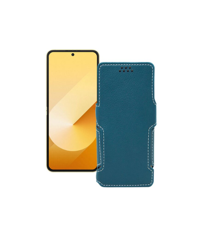 Чохол-книжка з екошкіри для телефону Samsung Galaxy Z Flip 6 (SM-F741)