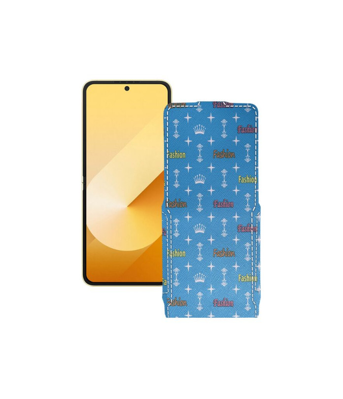 Чохол-флип з екошкіри для телефону Samsung Galaxy Z Flip 6 (SM-F741)