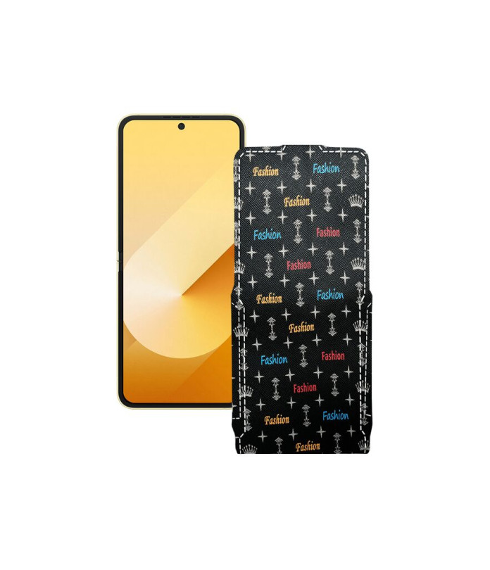 Чохол-флип з екошкіри для телефону Samsung Galaxy Z Flip 6 (SM-F741)