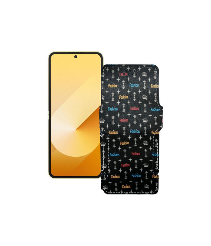 Чохол-книжка з екошкіри для телефону Samsung Galaxy Z Flip 6 (SM-F741)
