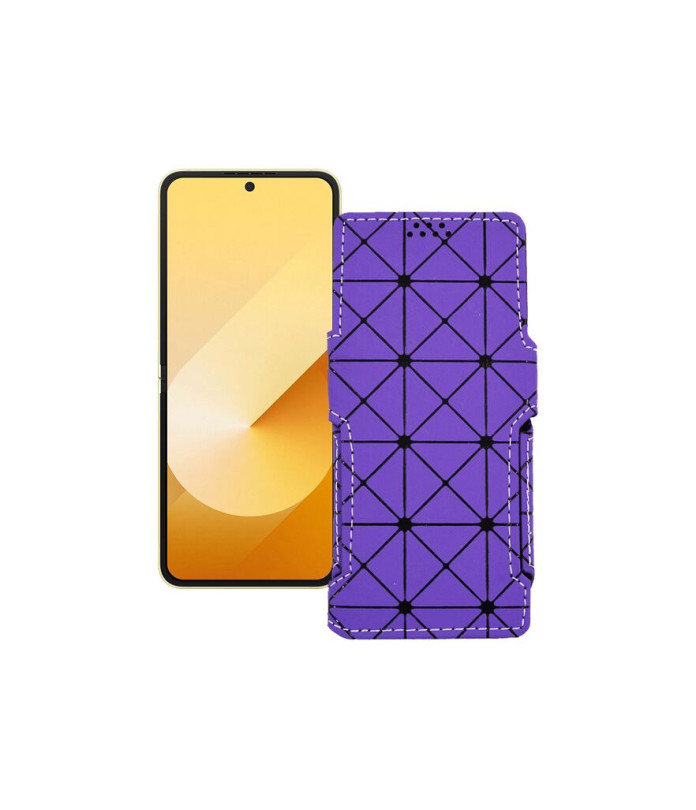 Чохол-книжка з екошкіри для телефону Samsung Galaxy Z Flip 6 (SM-F741)