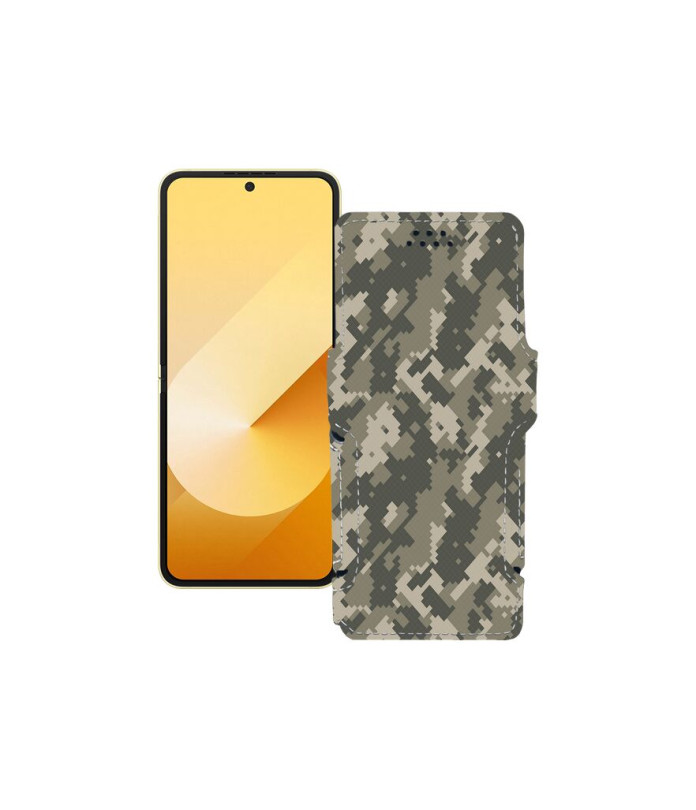 Чохол-книжка з екошкіри для телефону Samsung Galaxy Z Flip 6 (SM-F741)