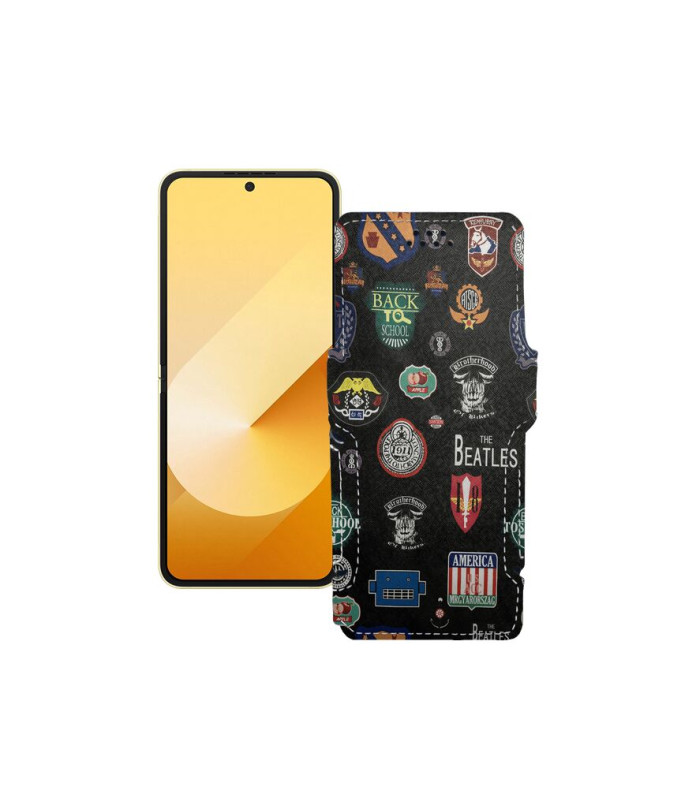 Чохол-книжка з екошкіри для телефону Samsung Galaxy Z Flip 6 (SM-F741)