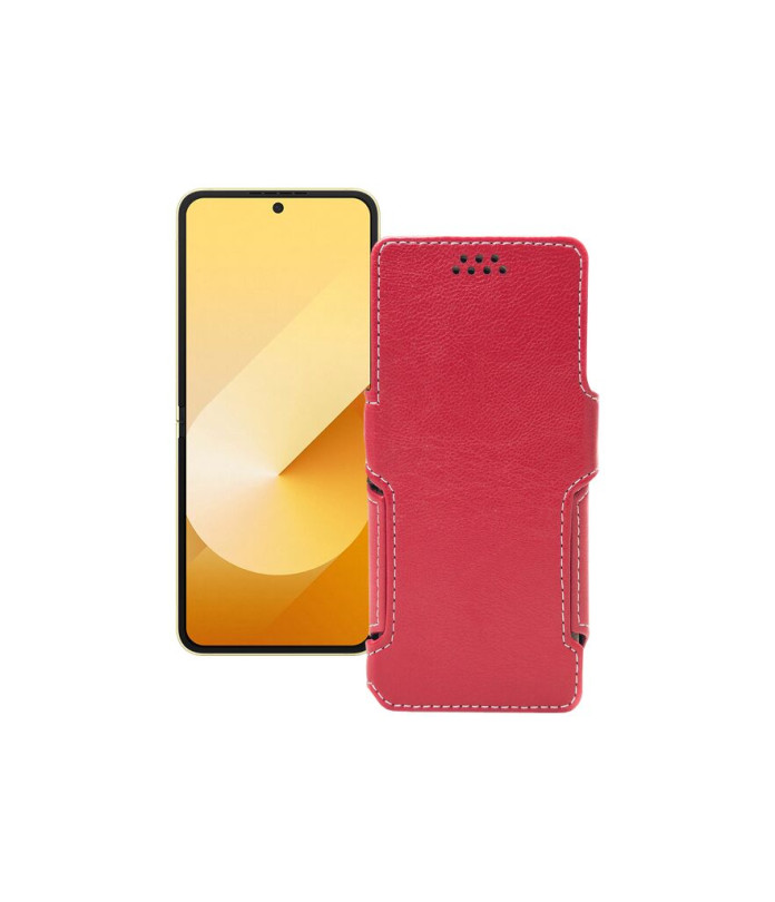 Чохол-книжка з екошкіри для телефону Samsung Galaxy Z Flip 6 (SM-F741)