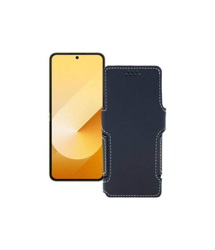 Чохол-книжка з екошкіри для телефону Samsung Galaxy Z Flip 6 (SM-F741)