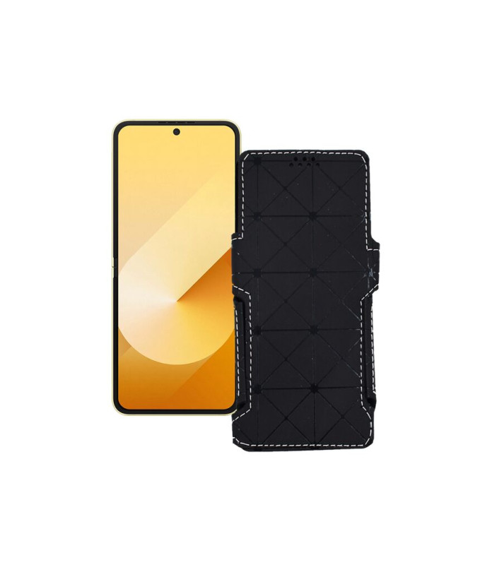 Чохол-книжка з екошкіри для телефону Samsung Galaxy Z Flip 6 (SM-F741)