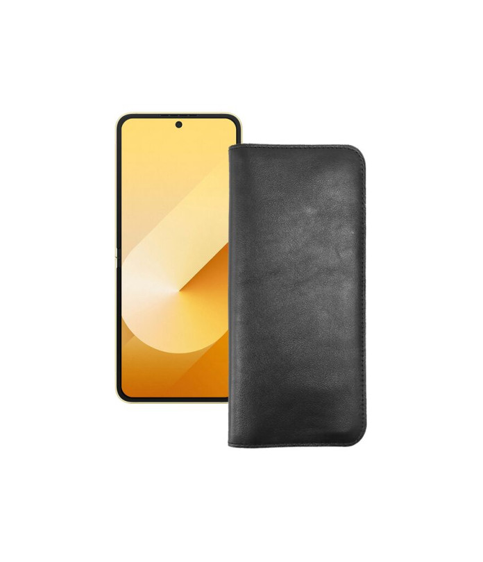 Портмоне з шкіри для телефону Samsung Galaxy Z Flip 6 (SM-F741)