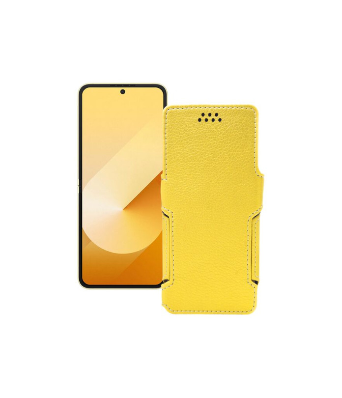 Чохол-книжка з екошкіри для телефону Samsung Galaxy Z Flip 6 (SM-F741)