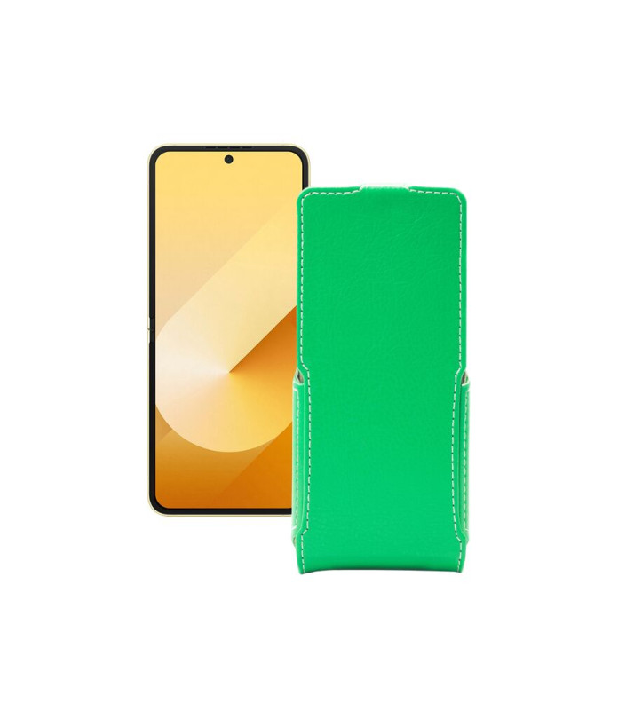 Чохол-флип з екошкіри для телефону Samsung Galaxy Z Flip 6 (SM-F741)