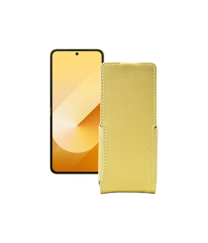 Чохол-флип з екошкіри для телефону Samsung Galaxy Z Flip 6 (SM-F741)