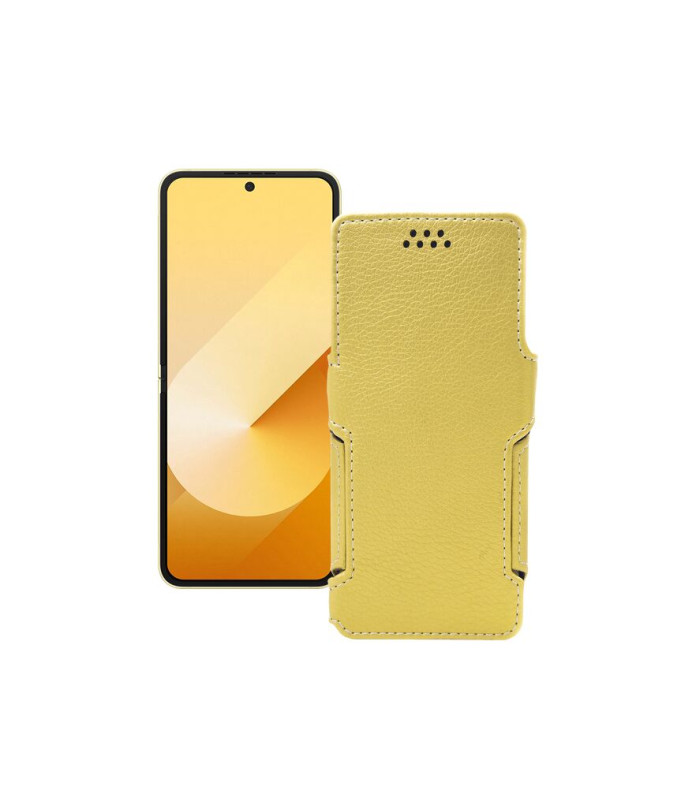Чохол-книжка з екошкіри для телефону Samsung Galaxy Z Flip 6 (SM-F741)