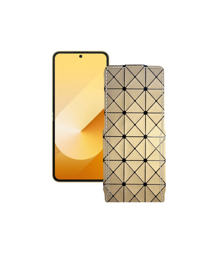 Чохол-флип з екошкіри для телефону Samsung Galaxy Z Flip 6 (SM-F741)