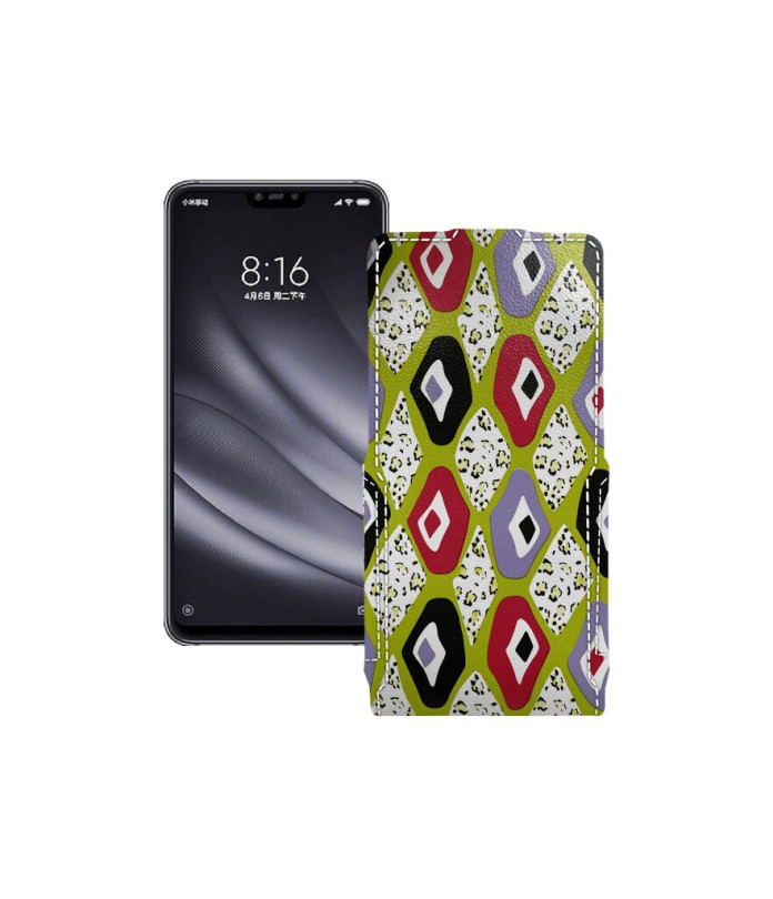 Чохол-флип з екошкіри для телефону Xiaomi Mi 8 Lite