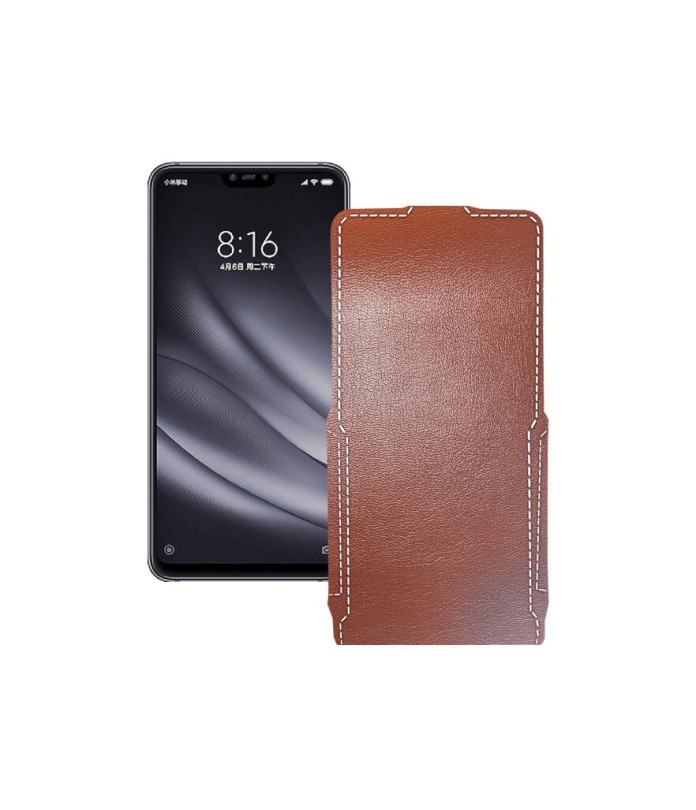 Чохол-флип з екошкіри для телефону Xiaomi Mi 8 Lite