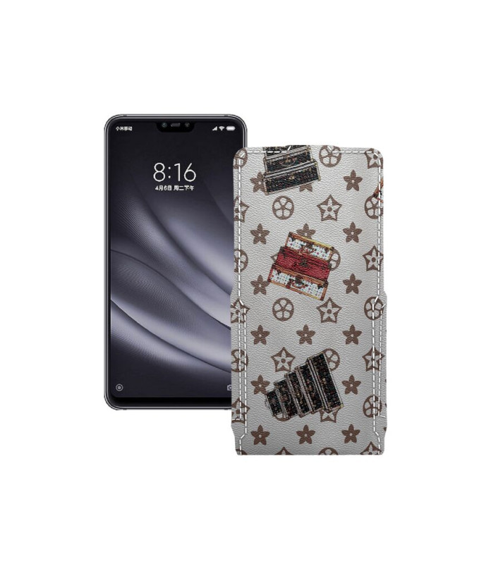 Чохол-флип з екошкіри для телефону Xiaomi Mi 8 Lite