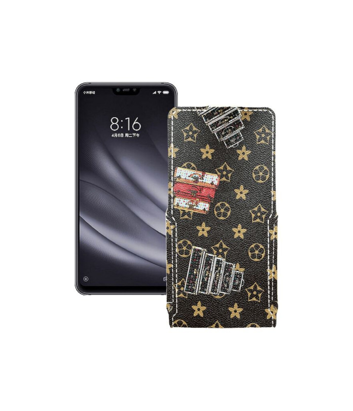 Чохол-флип з екошкіри для телефону Xiaomi Mi 8 Lite