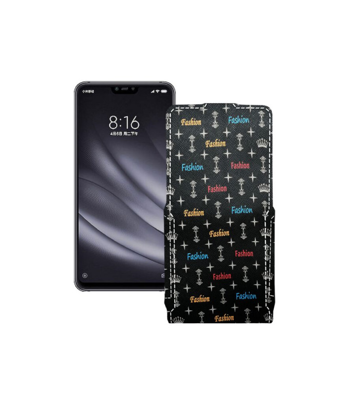 Чохол-флип з екошкіри для телефону Xiaomi Mi 8 Lite