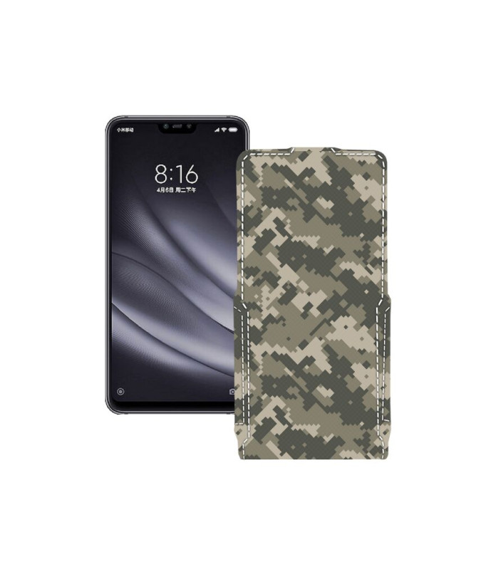 Чохол-флип з екошкіри для телефону Xiaomi Mi 8 Lite