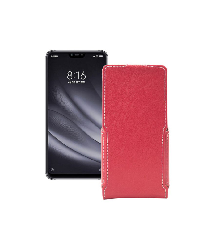 Чохол-флип з екошкіри для телефону Xiaomi Mi 8 Lite