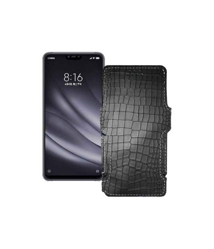 Чохол-книжка з екошкіри для телефону Xiaomi Mi 8 Lite