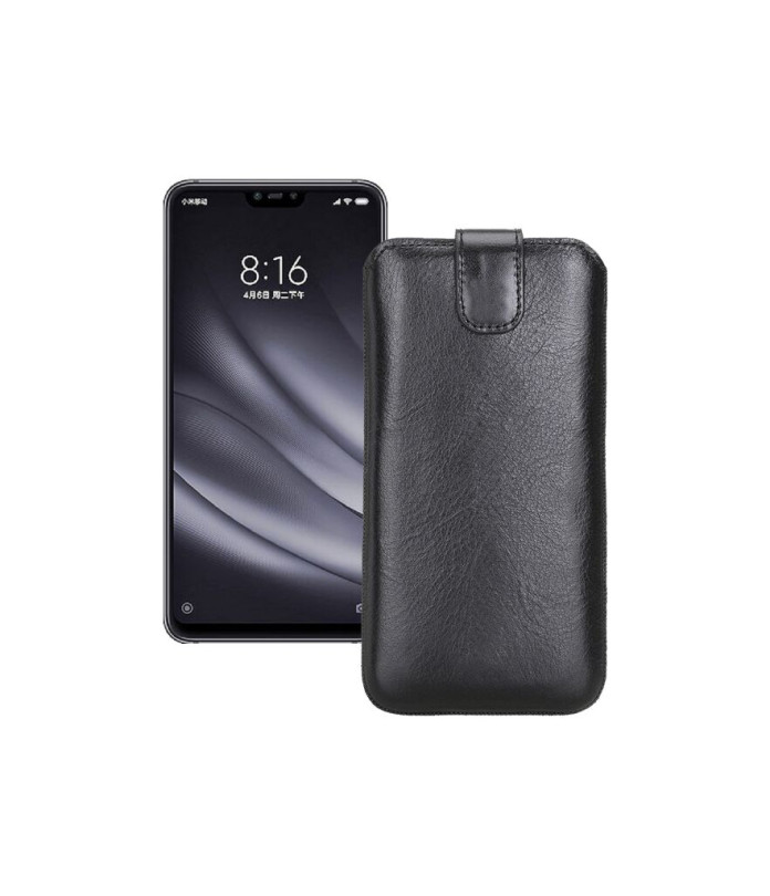 Витяжка з екошкіри для телефону Xiaomi Mi 8 Lite