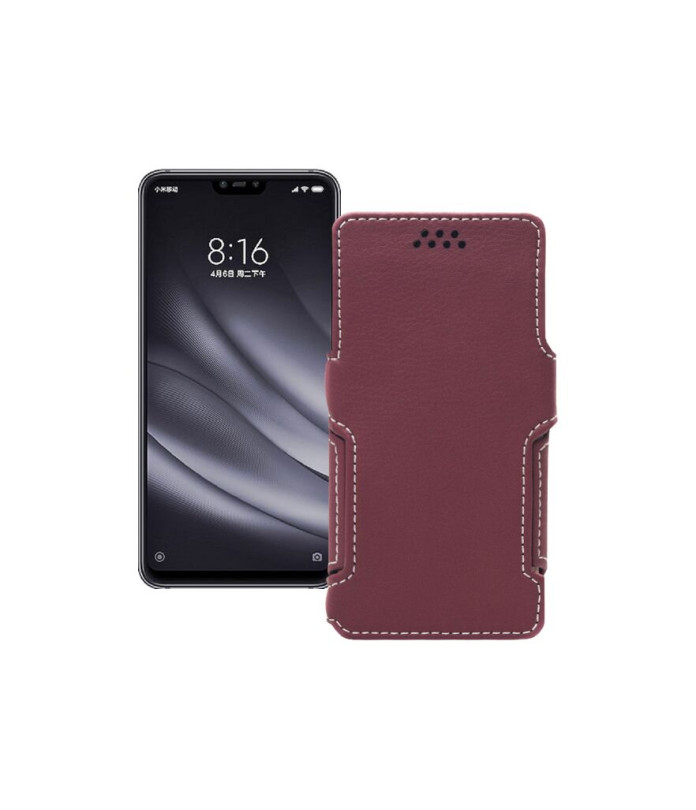 Чохол-книжка з екошкіри для телефону Xiaomi Mi 8 Lite