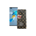 Чохол-флип з екошкіри для телефону Huawei Mate 40 Pro