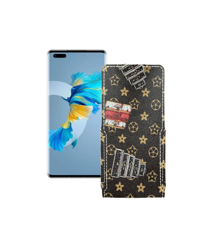 Чохол-флип з екошкіри для телефону Huawei Mate 40 Pro