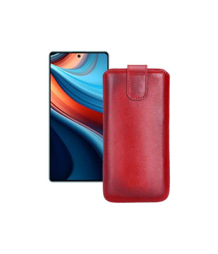 Витяжка з екошкіри для телефону Xiaomi Redmi Note 13R Pro