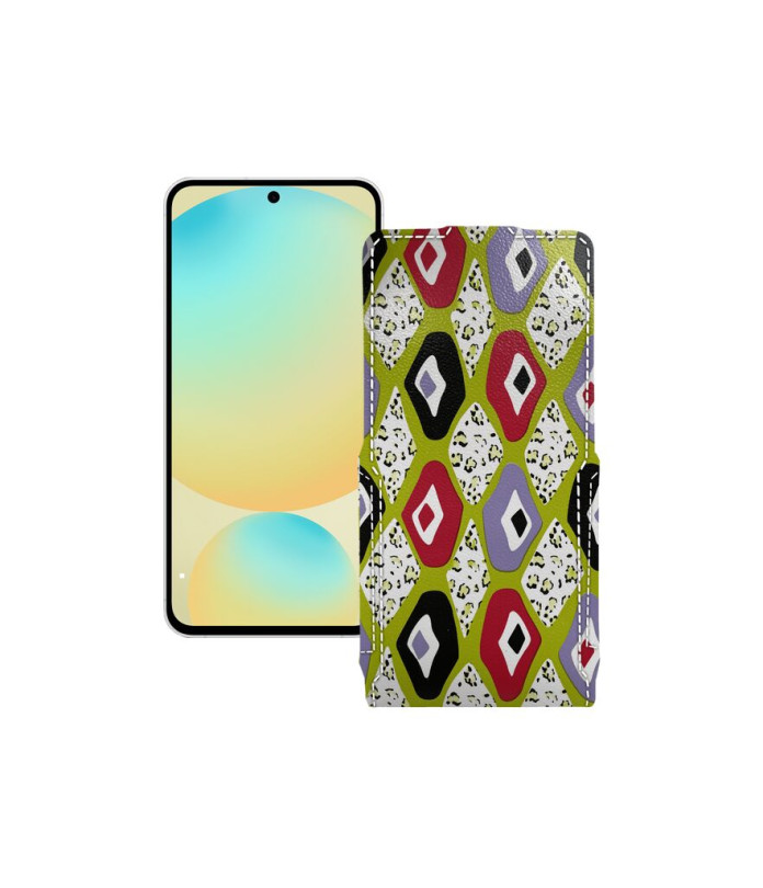 Чохол-флип з екошкіри для телефону Samsung Galaxy S24 FE (S721)