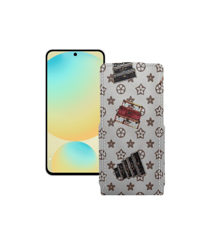 Чохол-флип з екошкіри для телефону Samsung Galaxy S24 FE (S721)