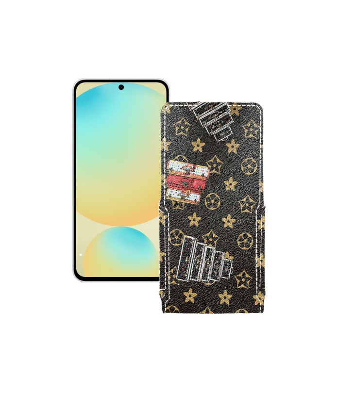 Чохол-флип з екошкіри для телефону Samsung Galaxy S24 FE (S721)