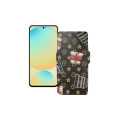 Чохол-книжка з екошкіри для телефону Samsung Galaxy S24 FE (S721)