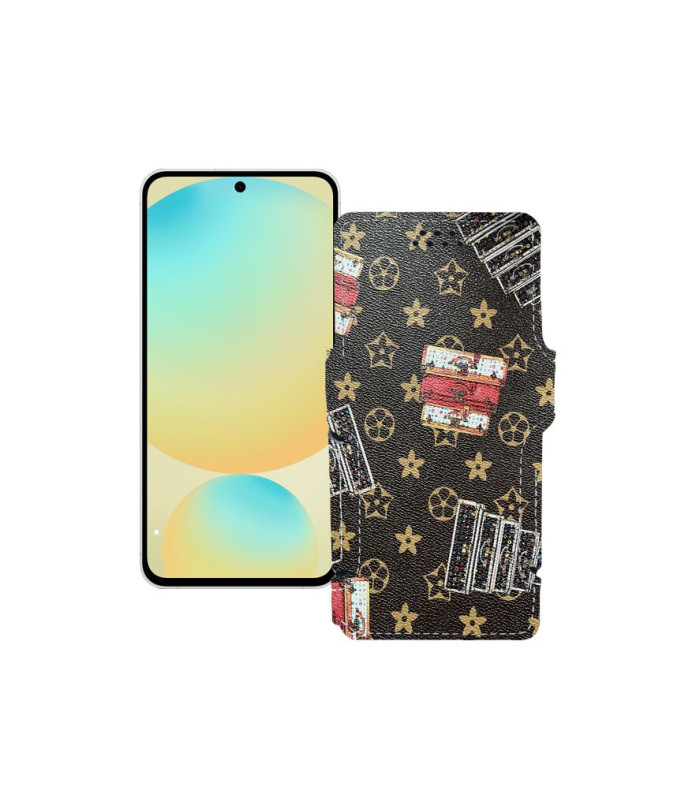 Чохол-книжка з екошкіри для телефону Samsung Galaxy S24 FE (S721)