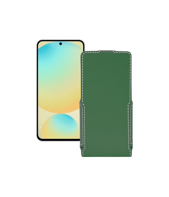 Чохол-флип з екошкіри для телефону Samsung Galaxy S24 FE (S721)