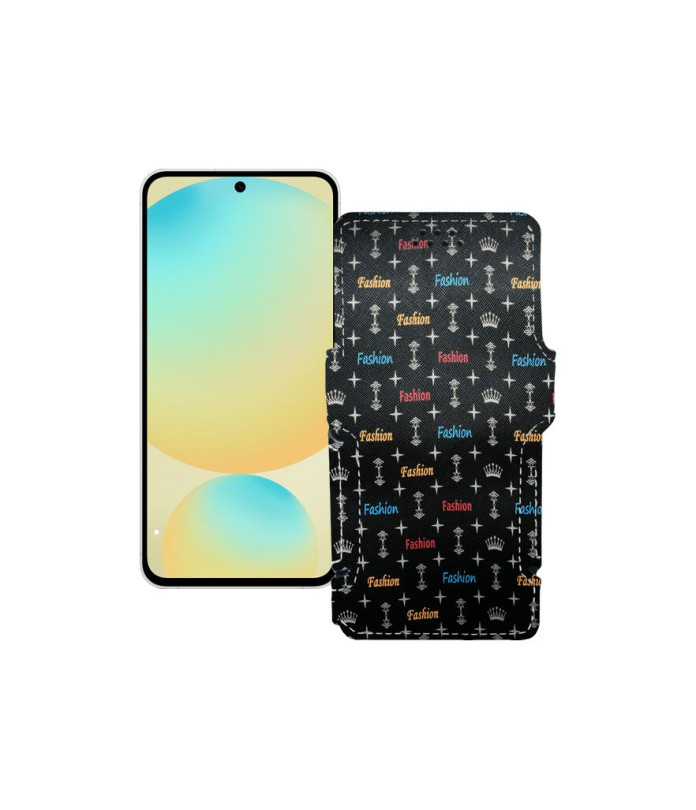Чохол-книжка з екошкіри для телефону Samsung Galaxy S24 FE (S721)