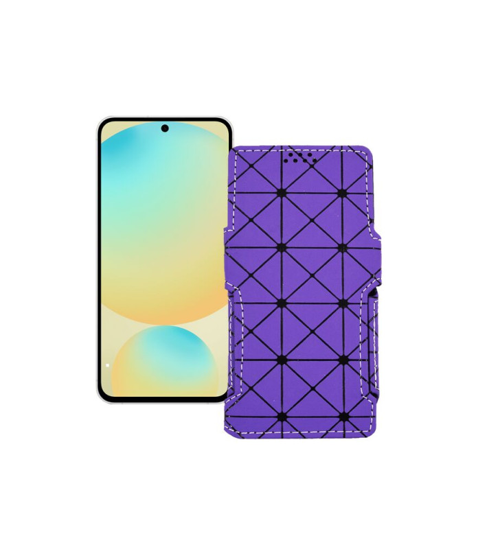 Чохол-книжка з екошкіри для телефону Samsung Galaxy S24 FE (S721)