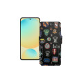 Чохол-книжка з екошкіри для телефону Samsung Galaxy S24 FE (S721)