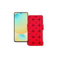 Чохол-книжка з екошкіри для телефону Samsung Galaxy S24 FE (S721)