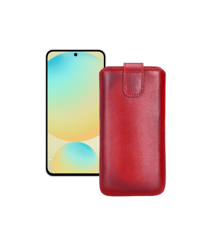 Витяжка з екошкіри для телефону Samsung Galaxy S24 FE (S721)