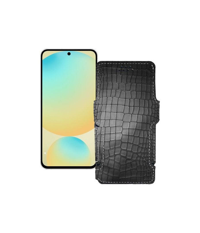 Чохол-книжка з екошкіри для телефону Samsung Galaxy S24 FE (S721)