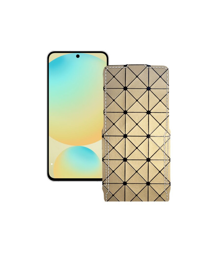 Чохол-флип з екошкіри для телефону Samsung Galaxy S24 FE (S721)